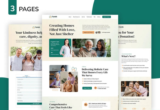 GoHighLevel Donation Funnel for Elder Care & Community Support Organizations