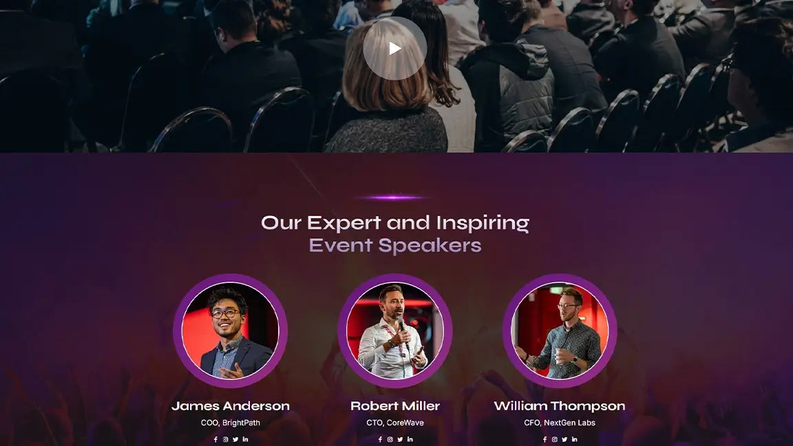 Event Speakers - Marketing Workshop