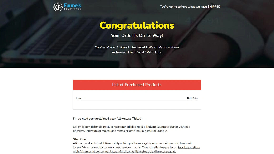Financial Advisor Funnel for Finance Consultants - Thank You