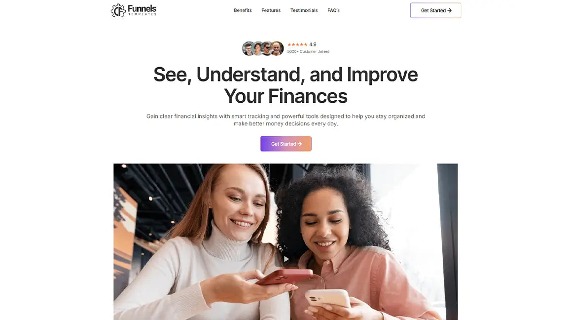 Financial Platform Lead Generation Funnel - Banner