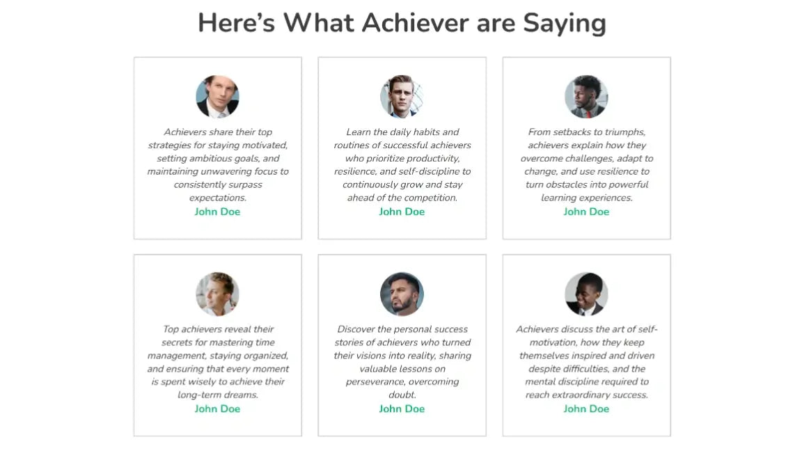 Make Money Online Digital Product -  Achievers Saying