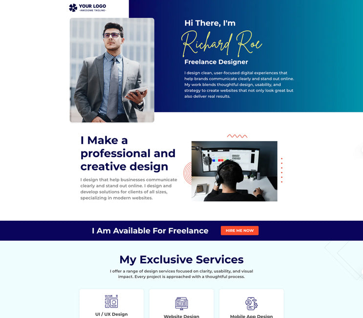 Freelance Designer Funnel (GHL) - Optin