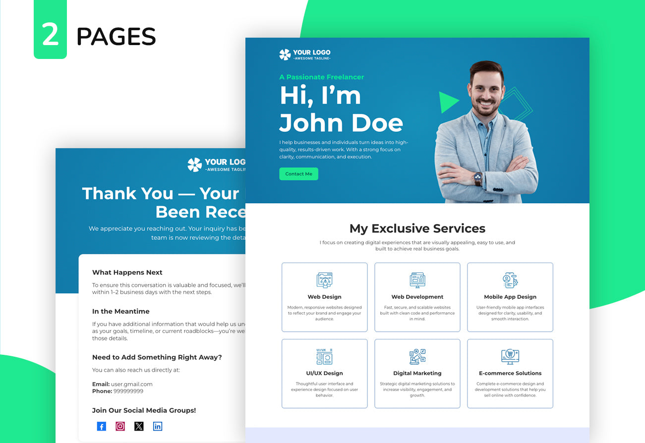 Freelancer Services Funnel Thumbnail