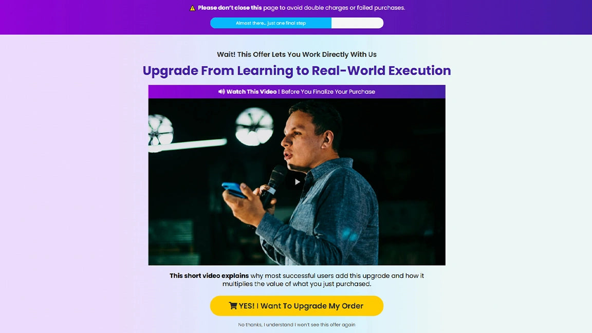 GoHighLevel Sales Funnel for Business Coaching - OTO 2