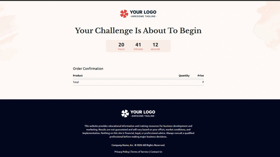 GoHighLevel Sales Funnel for Coaching - Thank You