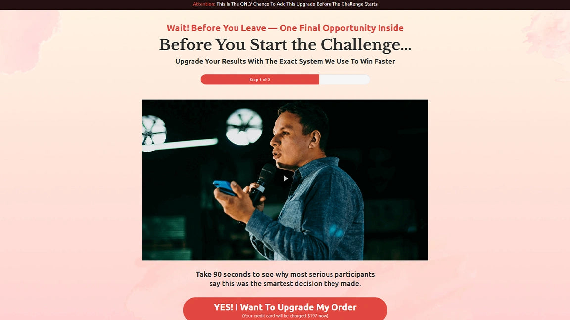 GoHighLevel Sales Funnel for Coaching - Start the challenge