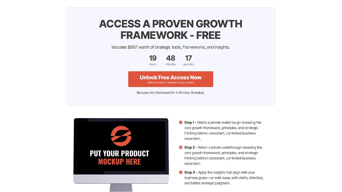 GoHighLevel Lead Generation Funnel for Coaching & Consulting - Access Proven Growth