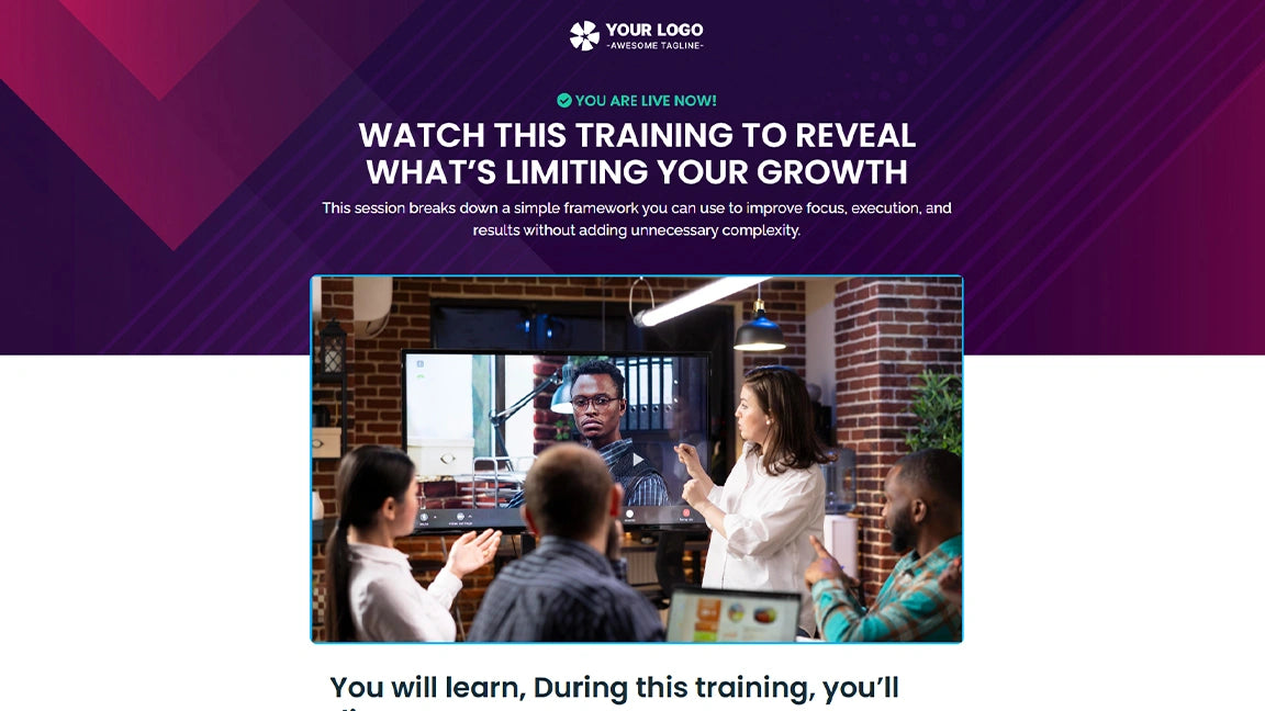 GoHighLevel Webinar Funnel for Coaching - Limiting Your Growth