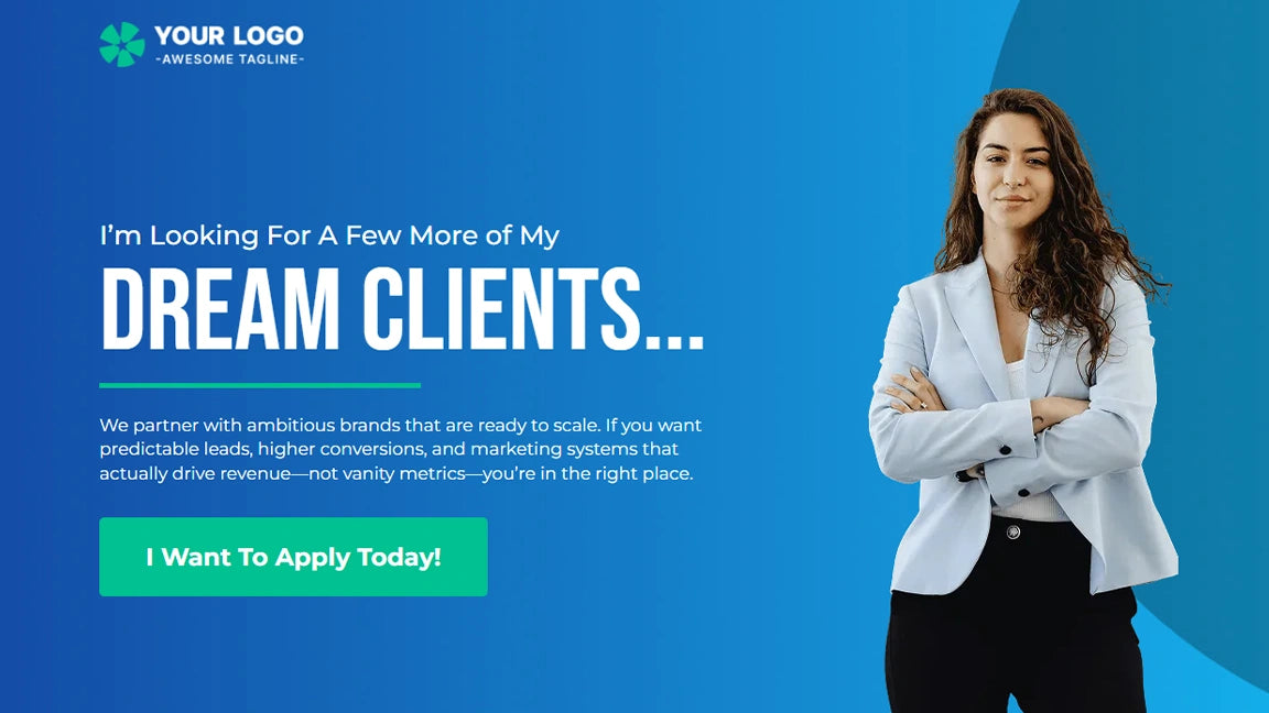 GoHighLevel Lead Generation Funnel for Coaching - Dream Client Optin