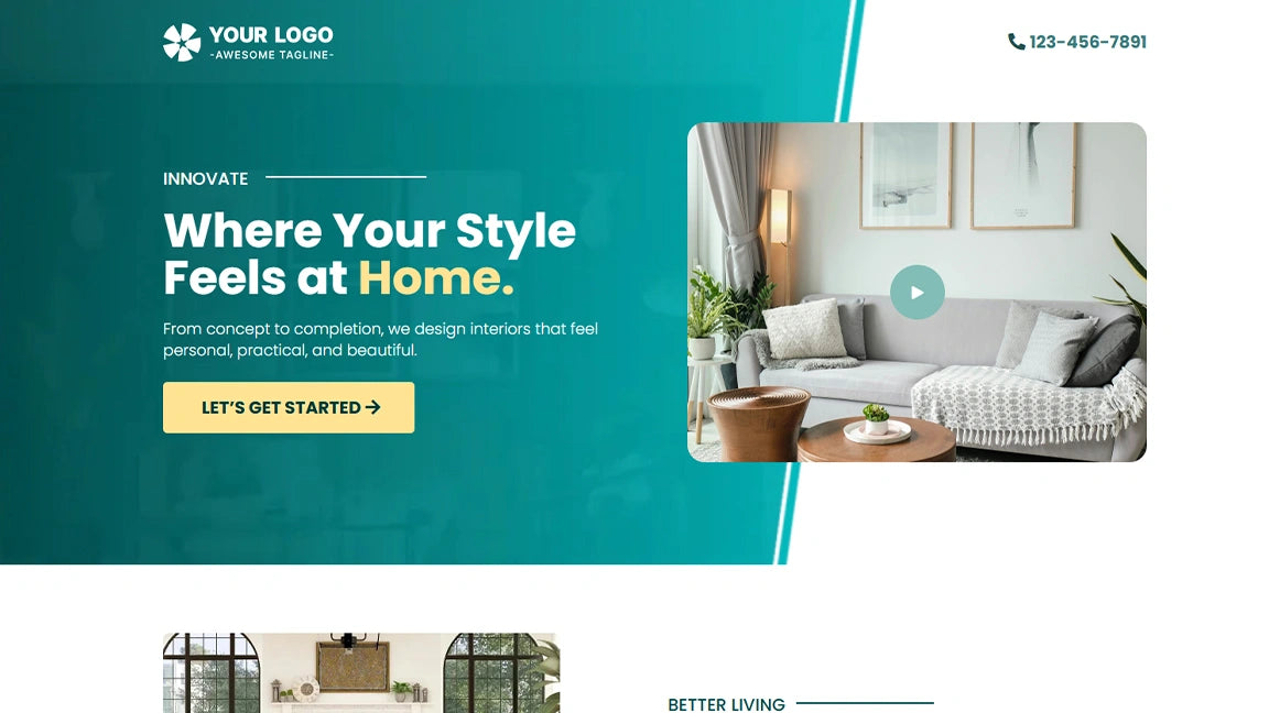 GoHighLevel Lead Generation Funnel for Interior Design - Where Your Style