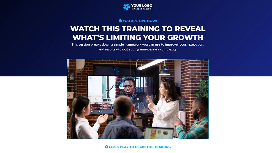 GoHighLevel Sales Funnel for Webinar - Watch this traning