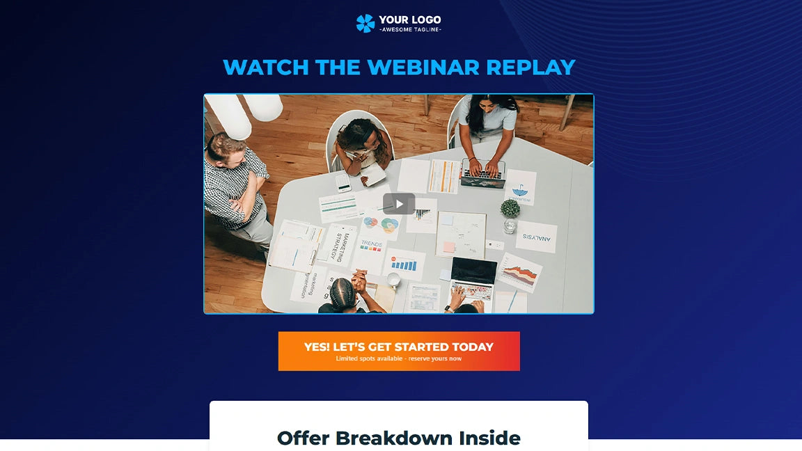 GoHighLevel Sales Funnel for Webinar - Webinar Replay