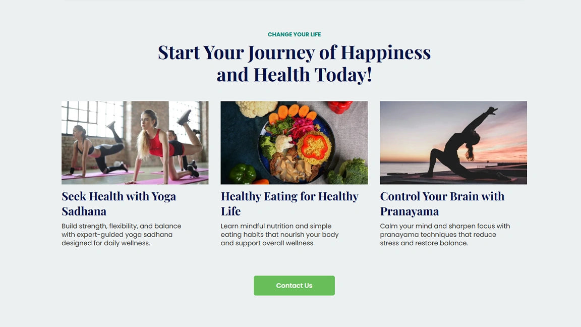 GoHighLevel Lead Generation Funnel for Yoga & Wellness - Start Your Journey