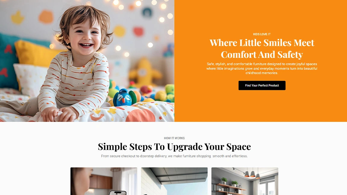 Home Decor eCommerce Funnel - Kids Love it