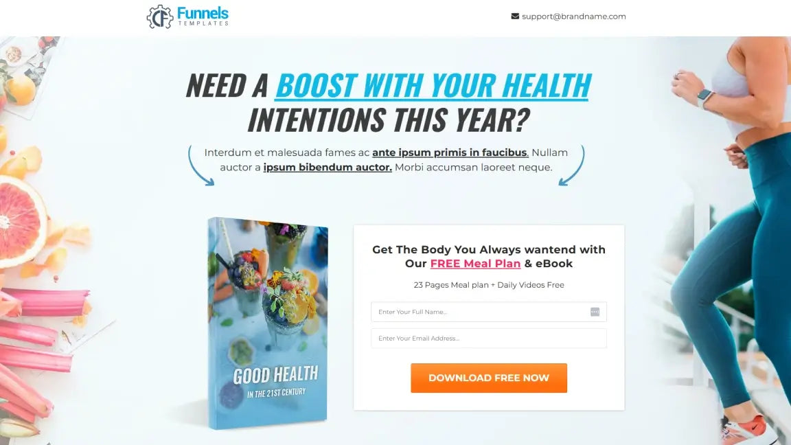 ClickFunnels 2.0 Sales Funnel for Fitness - Boost With Your Health
