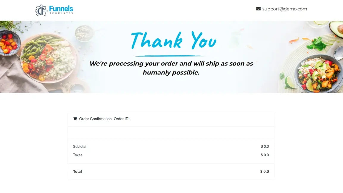 ClickFunnels 2.0 Sales Funnel for Fitness - Thank You