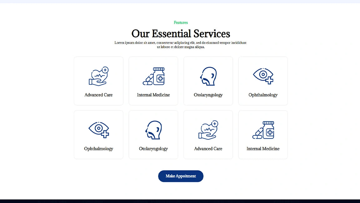 Appointment Funnel for Healthcare Clinics - Feature