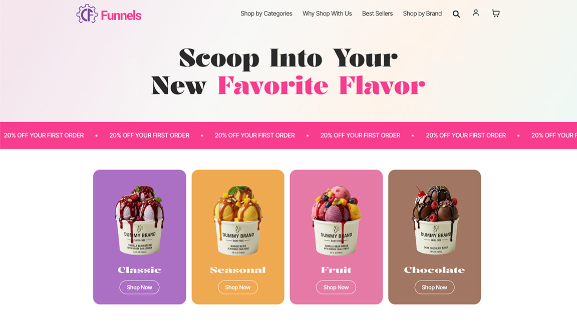Ice cream category
