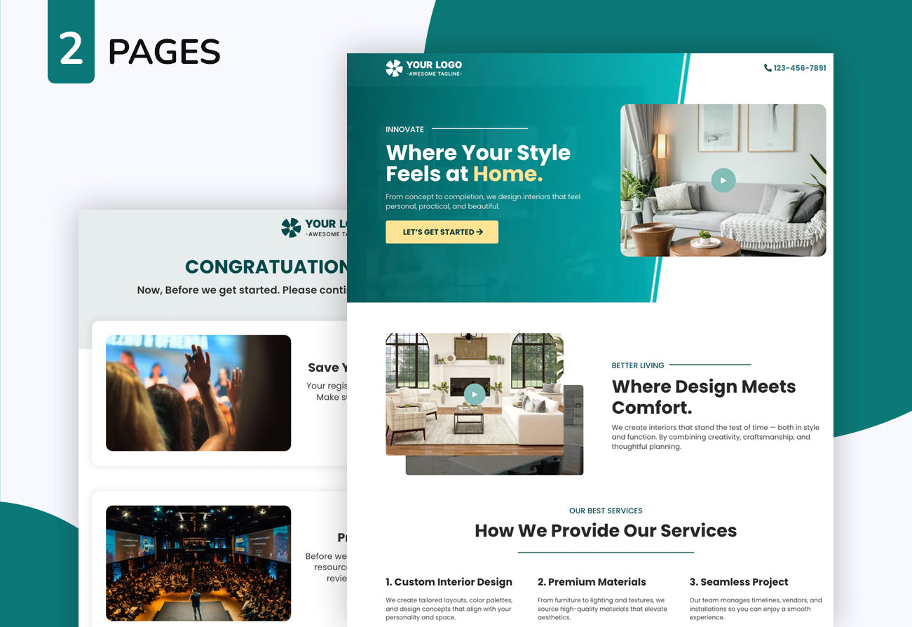 Interior Design Services Funnel