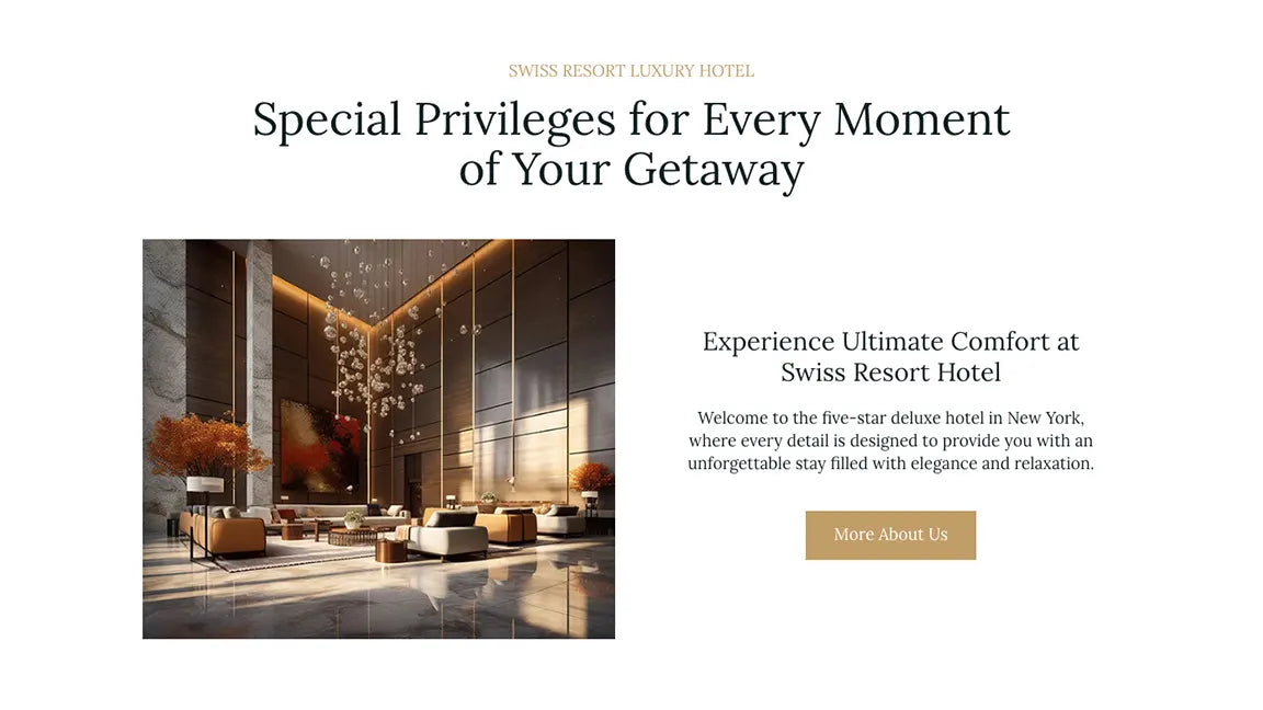 Swiss Resort Luxury Hotel - Luxury Hotels Booking 