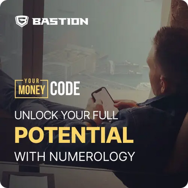 Bastion LLC success story banner highlighting branding and marketing funnel transformation for numerology done by CF Funnels.