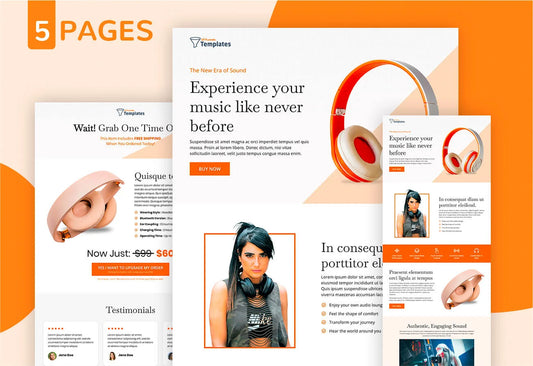 Musical Product Launch ClickFunnels Template