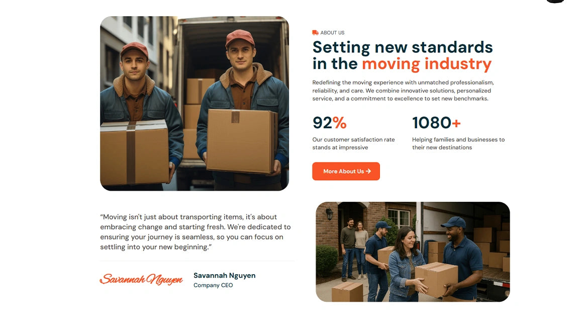 Packing & Relocation Funnel - About Us