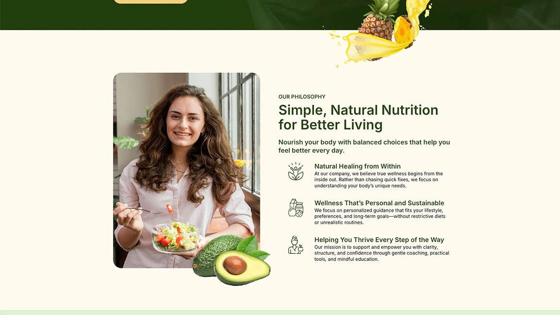 Simple, Natural Nutrition for Better Living