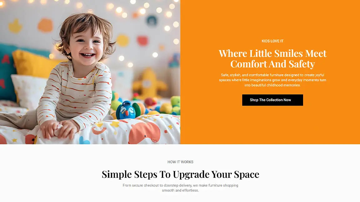 Online Furniture Store - Kids love it