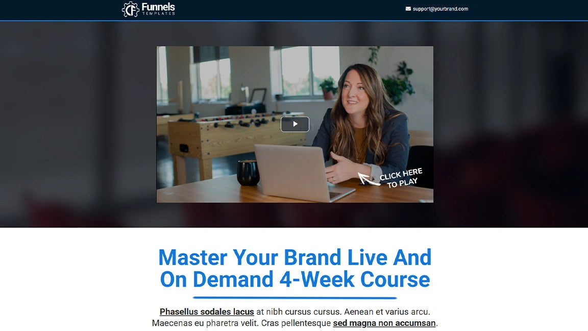Master Your Brand Live - Online Training & Course Sales