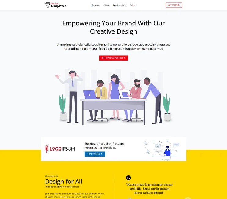 Visionary Designs: Premier Funnel for Design Templates!