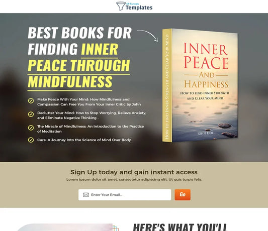 ClickFunnels Free Template for Yoga Professionals