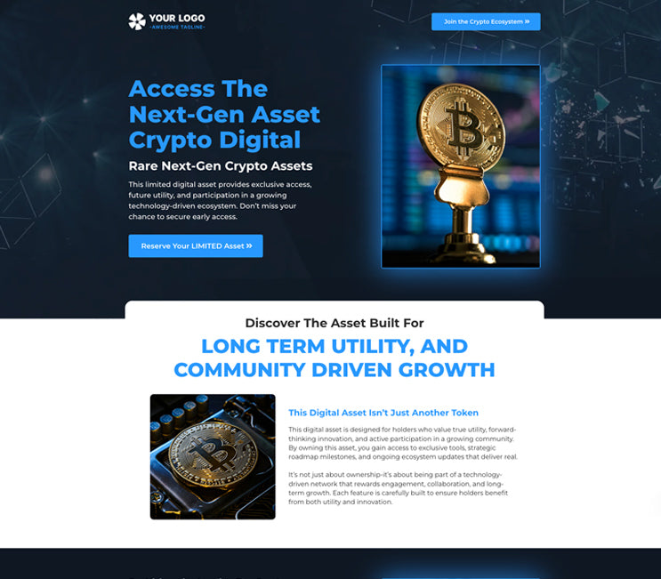 Digital Assets Funnel (GHL) - Optin Page