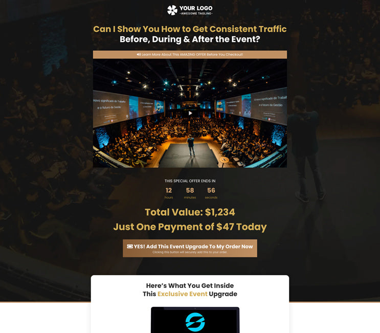 Personal Branding Event Funnel GHL - Sell Page