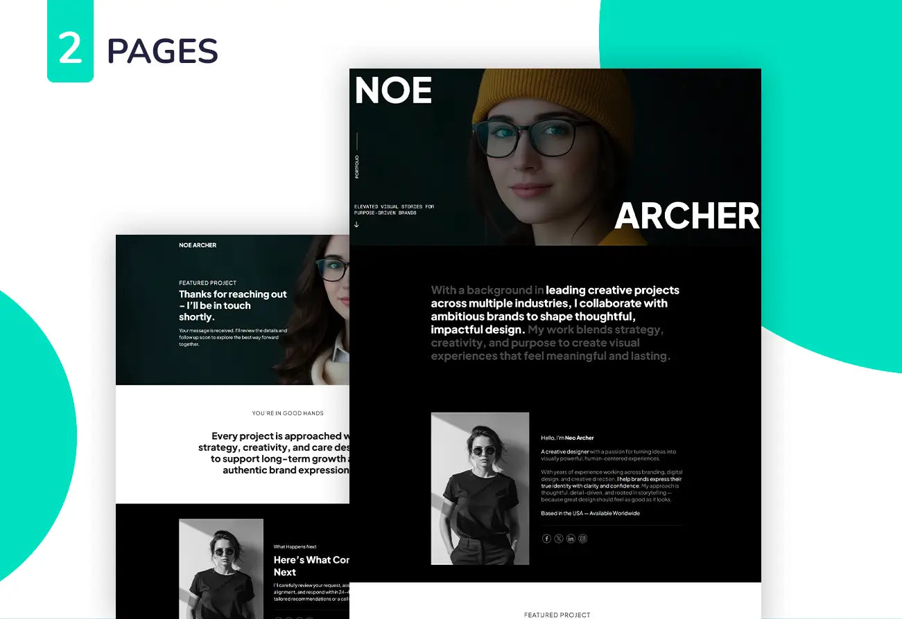 Personal Portfolio Funnel for Freelancers - Thumbnail