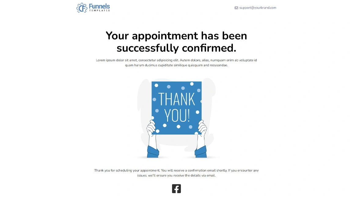 Appointment Confirmed - Physiotherapy & Wellness Clinic