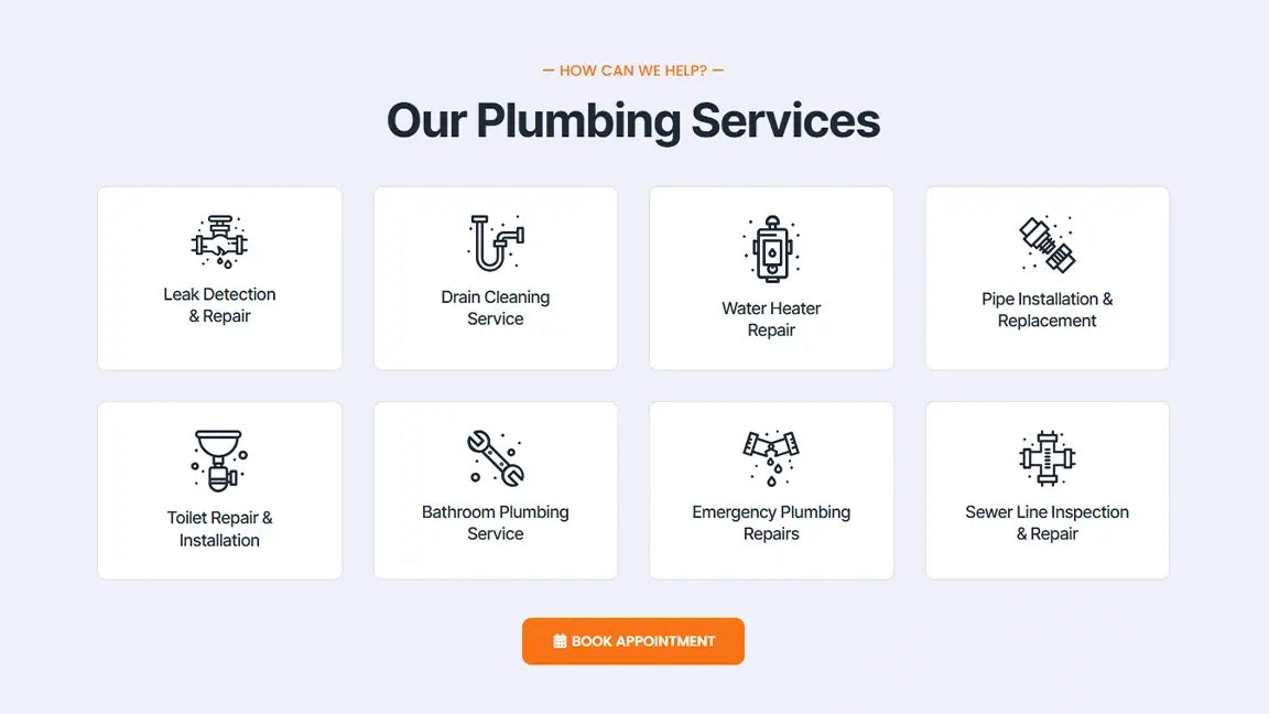 Plumbing Service Funnel for Local Service Businesses - How can we help