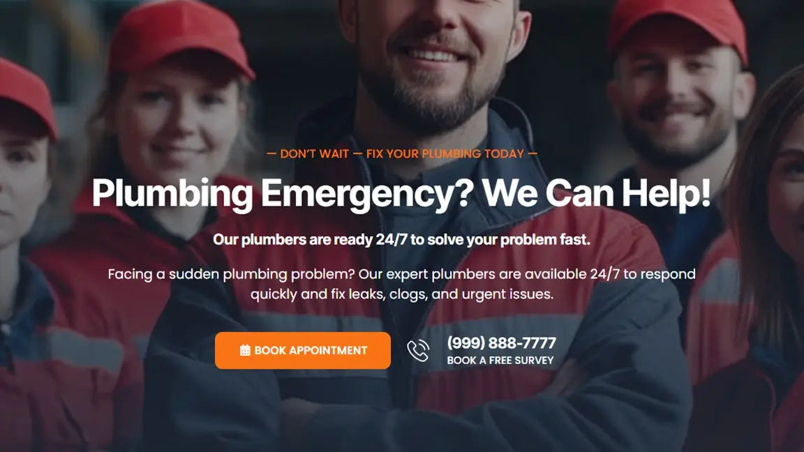 Plumbing Service Funnel for Local Service Businesses - Pluming Emergency