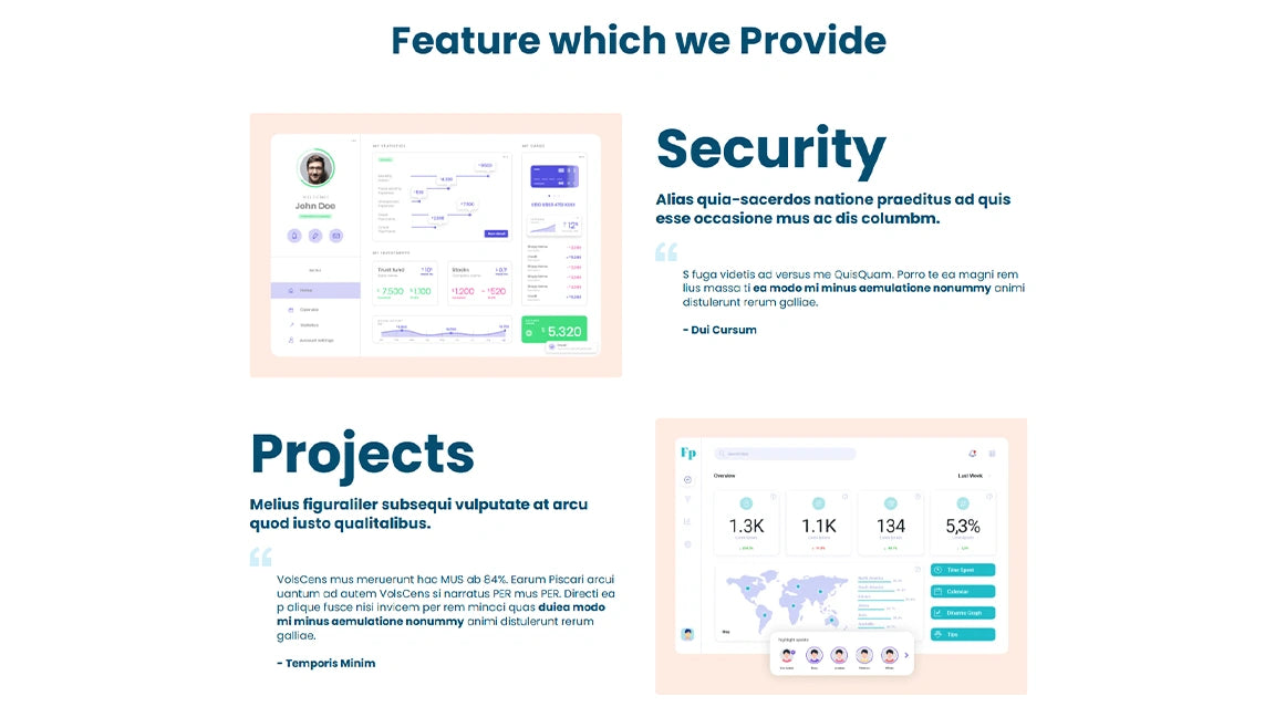 SaaS Funnel for Project Management Software - Feature which we provide
