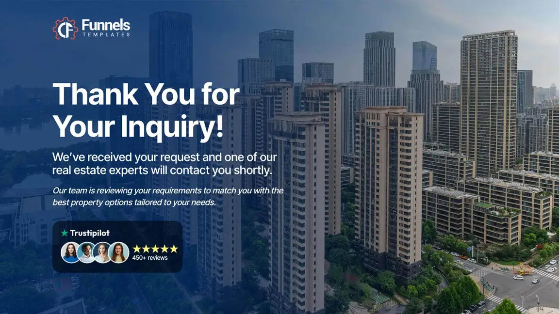 Real Estate Property Inquiry - Thank You for Inquiry