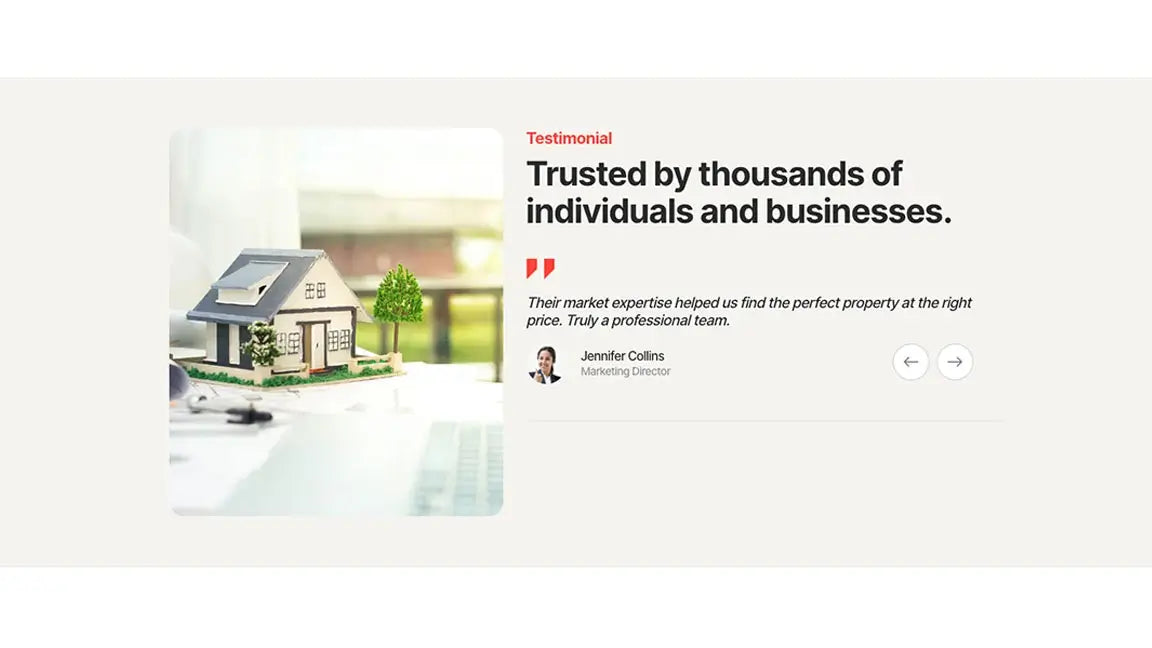 Real Estate Property Inquiry - Testimonial