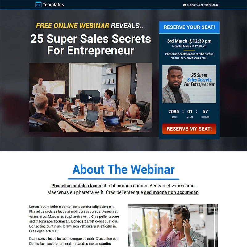 Webinar Registration