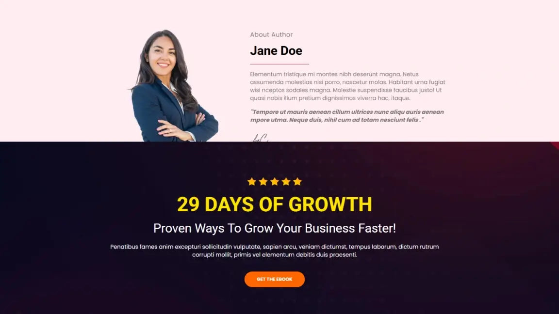 Sales Funnel for Digital eBook - About Us