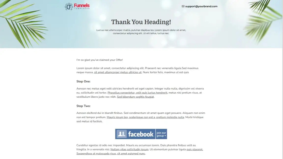 ClickFunnels 2.0 Sales Funnel for eCommerce - Thank You