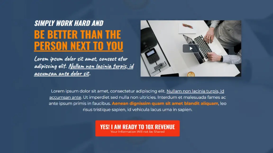 ClickFunnels 2.0 Lead Generation Funnel for Business Coaching - Simply Work