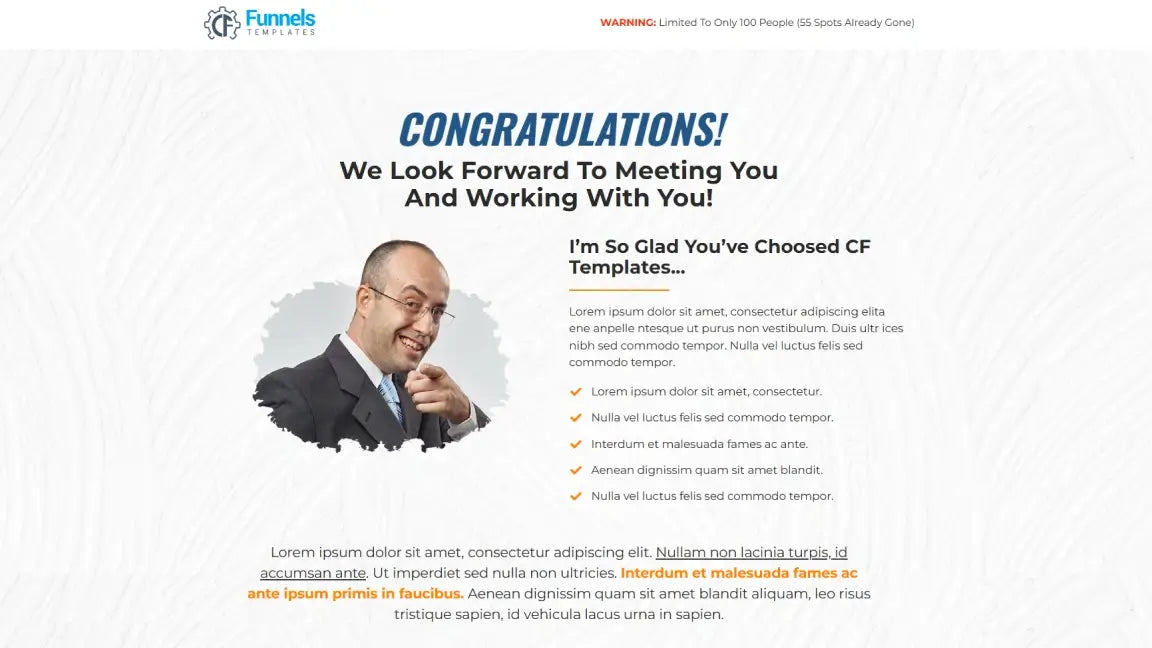 ClickFunnels 2.0 Lead Generation Funnel for Business Coaching - Thank You