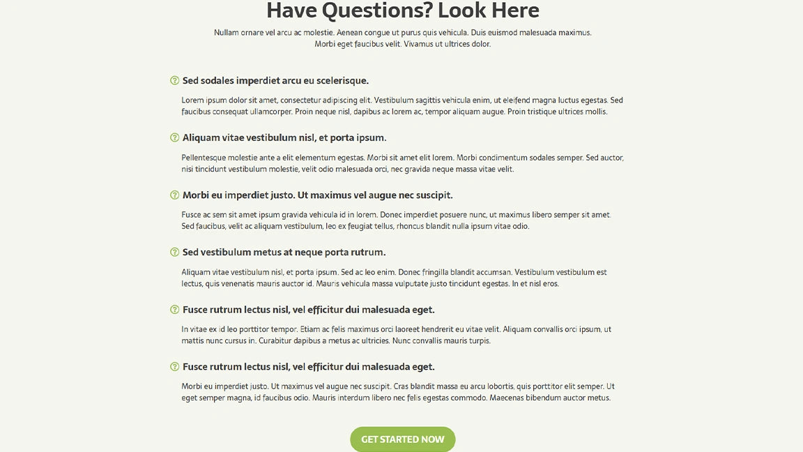 Sales Funnel for Nutrition & Wellness - Have Questions