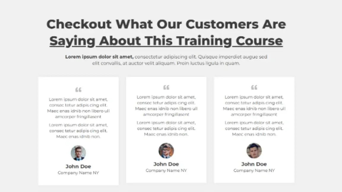 Training and Coaching Funnel - Customers