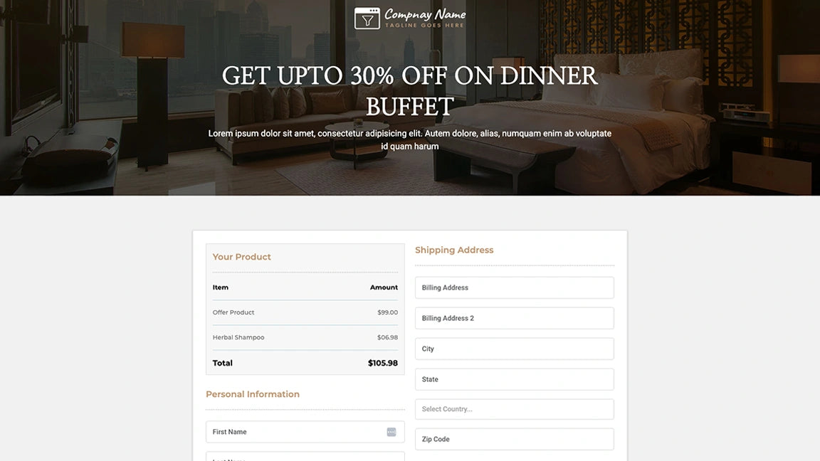 sales-funnel-for-travel-_-hospitality-Order-page