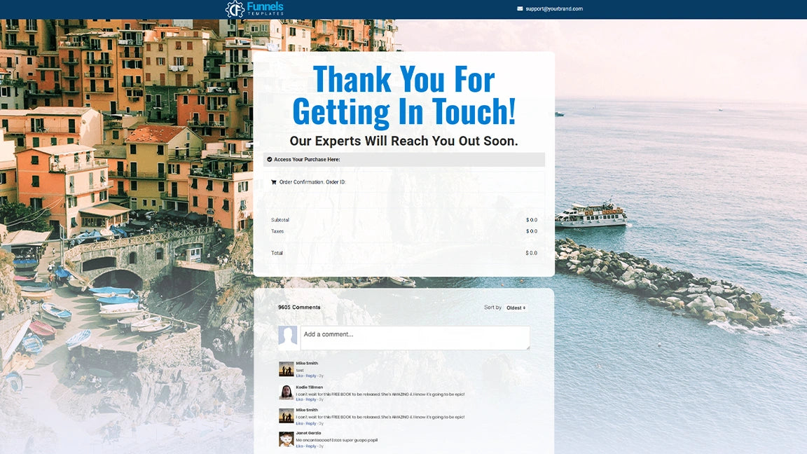 sales-funnel-for-travel-vacation-booking-thank-you-page
